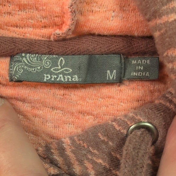 Prana Textured Hoodie in Rust - Picture 9 of 9